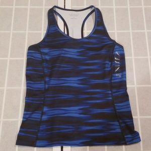 Ralph Lauren Blue/Black swim top S